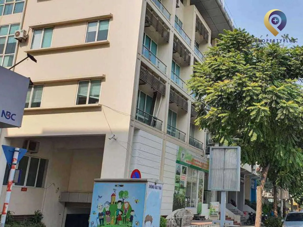 Khu vực sảnh ngoài tòa nhà MHDI-Building tại Thanh Xuân.